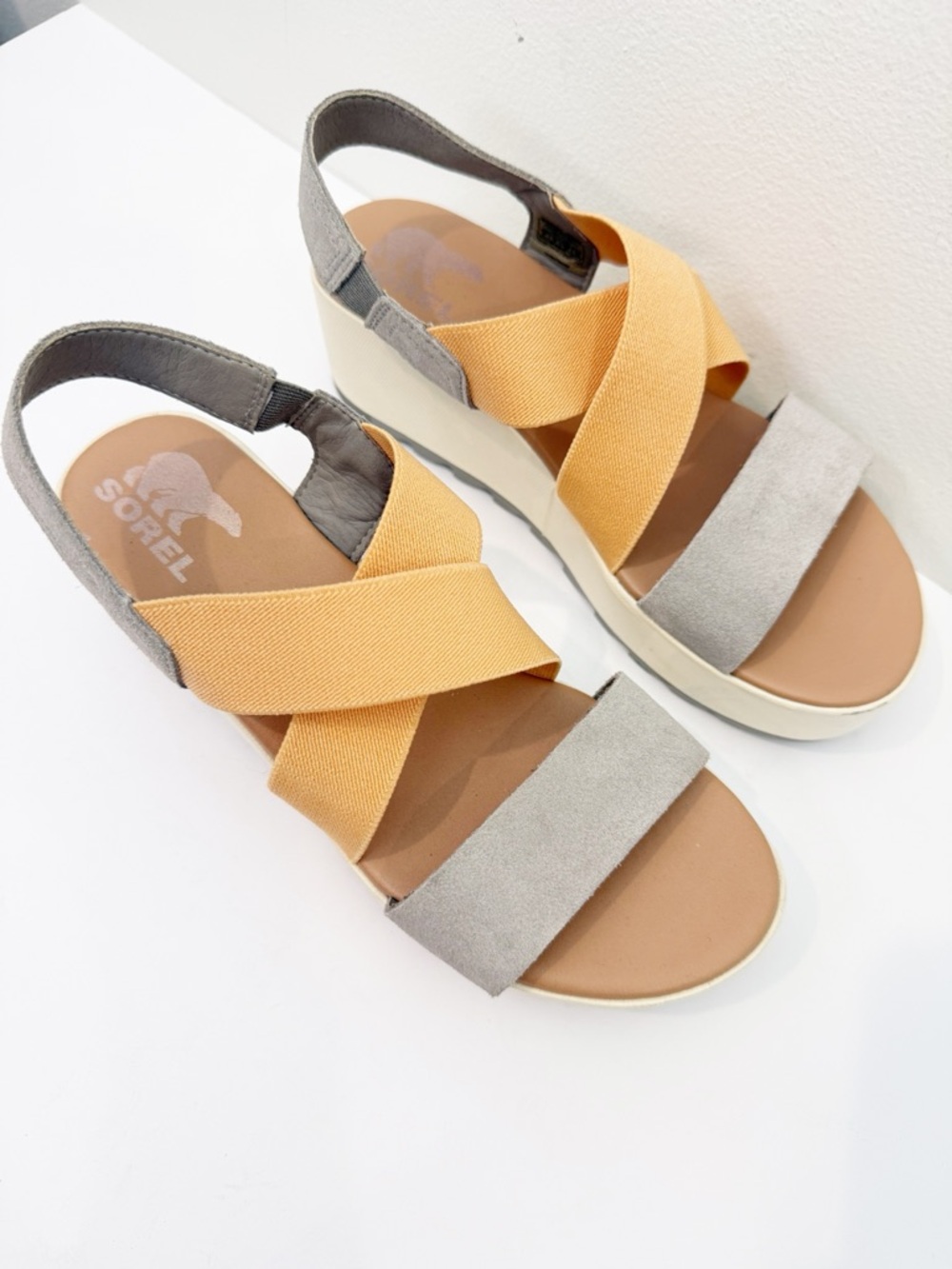 Sorel Womens Cameron Flatform Wedge Sandals Size 8 - Picture 3 of 8